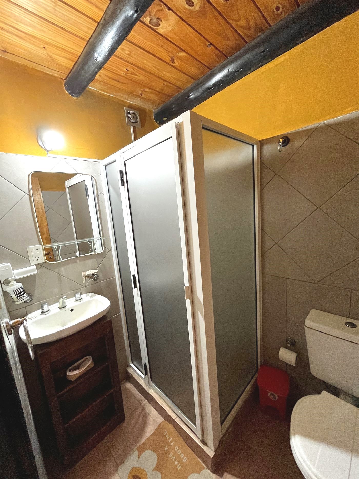 Baño de la cabaña