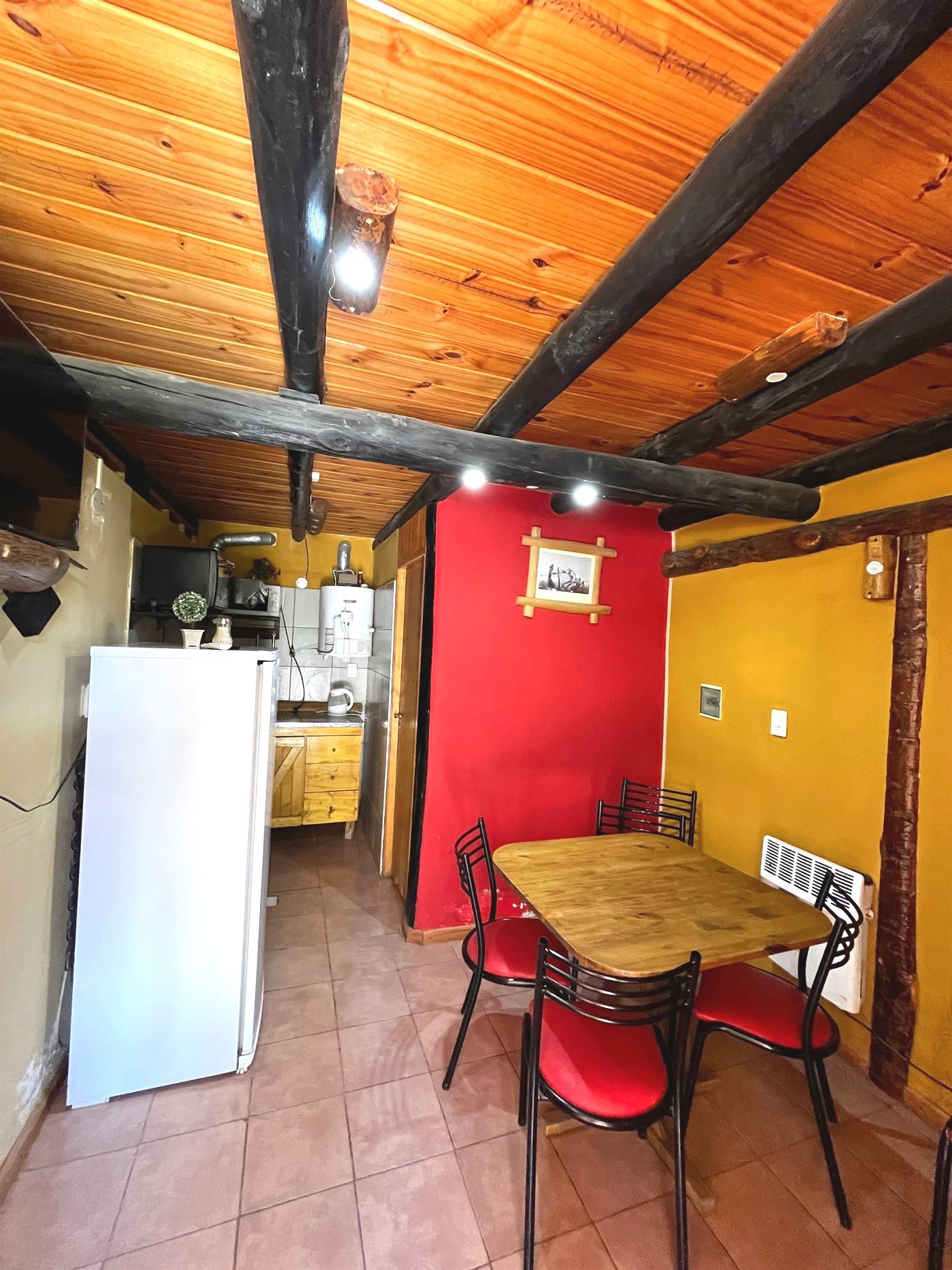 Segundo ambiente de la cabaña